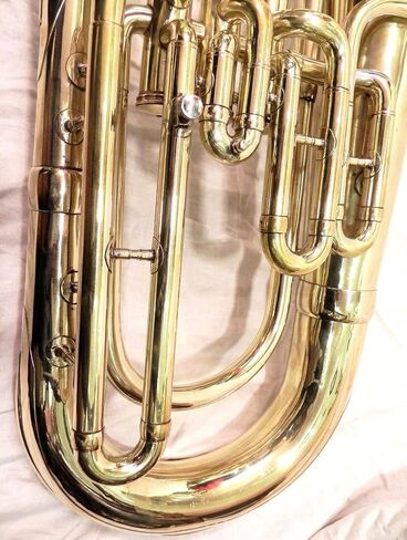 I/M Euphonium Brass Polish 3 Valve Euphonium & Mouth Piece With Bag Tuba in Kuwait