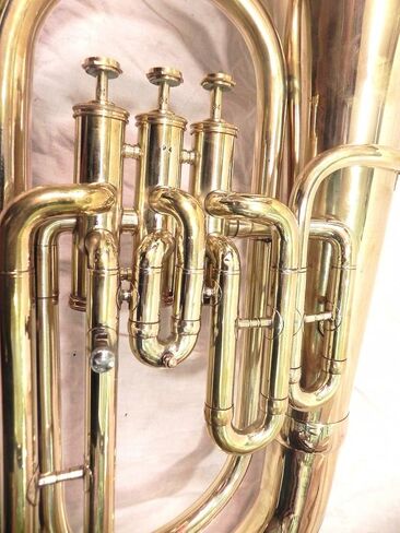 I/M Euphonium Brass Polish 3 Valve Euphonium & Mouth Piece With Bag Tuba in Kuwait