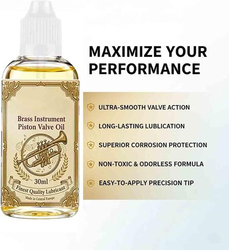 for Instrument Care,Lubricant Pistons and Instrument Valves | Metal Lubricant,for Trumpet, Euphonium, Trombone, Barí, Flute, Saxophone, Home Performance, Di Di in Kuwait