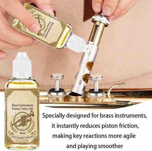 for Instrument Care,Lubricant Pistons and Instrument Valves | Metal Lubricant,for Trumpet, Euphonium, Trombone, Barí, Flute, Saxophone, Home Performance, Di Di in Kuwait