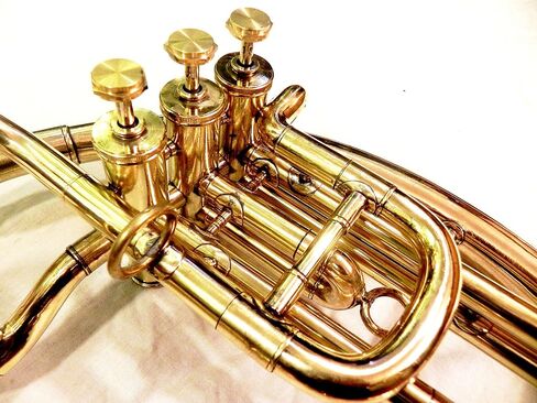 IM Brass Bb Sousaphone، مقاس 22 بوصة ذهبي، طراز حديث مع لمسة نهائية مصقولة وحقيبة حمل in Kuwait