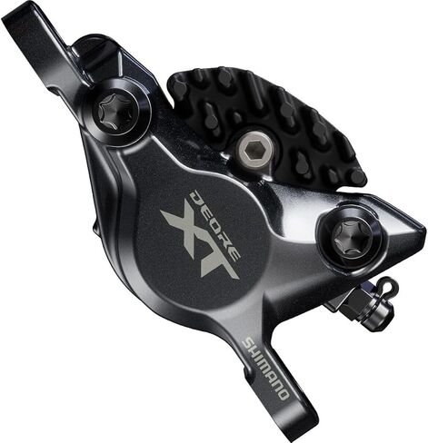 Shimano Deore XT BR-M8200 / BR-M8220 ماسك فرامل قرص هيدروليكي - أمامي أو خلفي - مكبسين أو 4 مكابس، وسادات معدنية مع زعانف in Kuwait