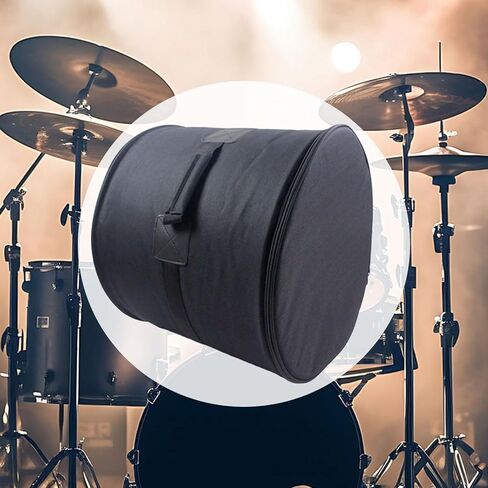 Bass Drum Bag with Thick Padding Protection, Portable Carry Case with Handle for Gig Transport, Drum Accessory- 22 inch in Kuwait
