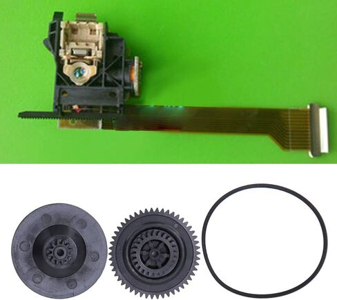 Durable Professional Gear Belt Laser Head Accessories Replacement Kits Easy to Install for VAM1201 CD VCD 2 Gears 1 Belt in Kuwait