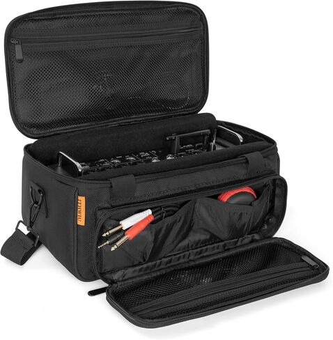 حقيبة حمل مبطنة للخلاط تناسب خلاطات سلسلة Behringer X-AIR (XR12،XR16،XR18)، طول 14.6 بوصة × عرض 7.5 بوصة × ارتفاع 6.7 بوصة، أسود in Kuwait