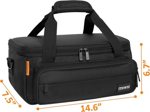 حقيبة حمل مبطنة للخلاط تناسب خلاطات سلسلة Behringer X-AIR (XR12،XR16،XR18)، طول 14.6 بوصة × عرض 7.5 بوصة × ارتفاع 6.7 بوصة، أسود in Kuwait
