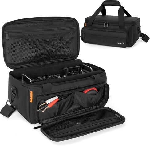 حقيبة حمل مبطنة للخلاط تناسب خلاطات سلسلة Behringer X-AIR (XR12،XR16،XR18)، طول 14.6 بوصة × عرض 7.5 بوصة × ارتفاع 6.7 بوصة، أسود in Kuwait