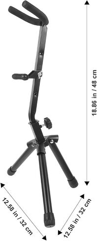 BESPORTBLE Portable Saxophone Stand Floor Holder for Alto Tenor Baritone Saxophones Sturdy Tripod Display Rack with Stable Structure Music Instrument Storage Accessory in Kuwait