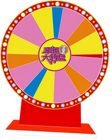 Lightweight, Erasable, Rotating Table Roulette Wheel with Prizes, Ideal for Promotional Activities and Games of Chance. in Kuwait