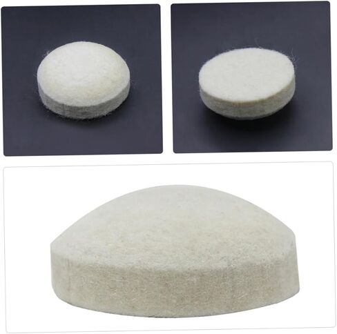 Replacement Drum Hammers Head Pad White Felt Pad for Timpani Mallets Foot Pedal Heads for Drummers in Kuwait