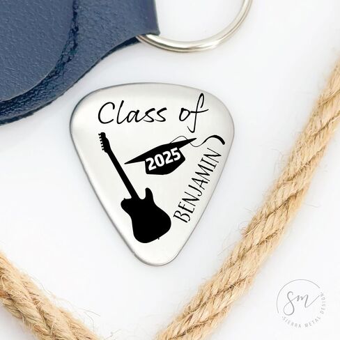 Class Of 2025 Guitar Pick High School Graduation Gift Boy Guitar Pick Graduation Gift Boy Graduation Guitar Pick 2025 Graduation Gift GRADUATION-PICK in Kuwait