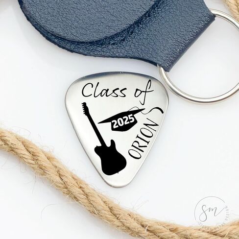 Class Of 2025 Guitar Pick High School Graduation Gift Boy Guitar Pick Graduation Gift Boy Graduation Guitar Pick 2025 Graduation Gift GRADUATION-PICK in Kuwait