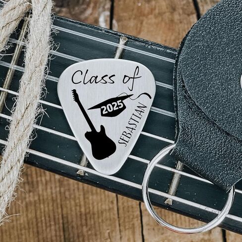 Class Of 2025 Guitar Pick High School Graduation Gift Boy Guitar Pick Graduation Gift Boy Graduation Guitar Pick 2025 Graduation Gift GRADUATION-PICK in Kuwait