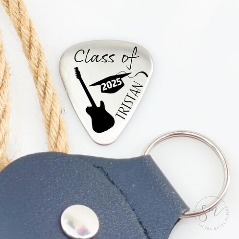 Class Of 2025 Guitar Pick High School Graduation Gift Boy Guitar Pick Graduation Gift Boy Graduation Guitar Pick 2025 Graduation Gift GRADUATION-PICK in Kuwait