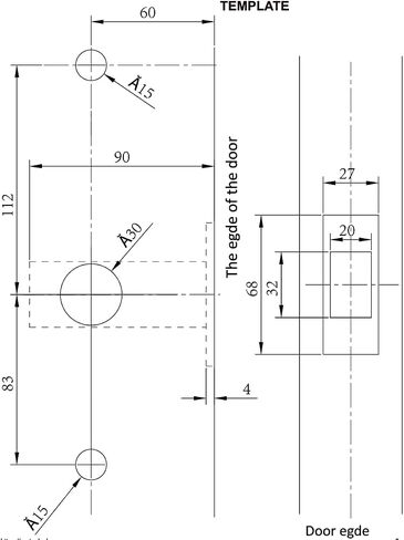 قفل باب ميكانيكي MUTEX MX230G - كل من لوحة المفاتيح بدون مفتاح أو إدخال المفتاح الميكانيكي، مقاوم للماء والحرارة/الحريق، ميكانيكي 100%، جيد للاستخدام الداخلي والخارجي (إصدار جديد 2026) in Kuwait