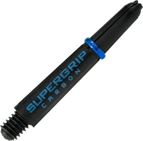 Harrows Darts 3 x Sets of Supergrip Carbon Dart Stems - 9 Dart Shafts in Total - Medium, Midi & Short (Aqua, Short) in Kuwait