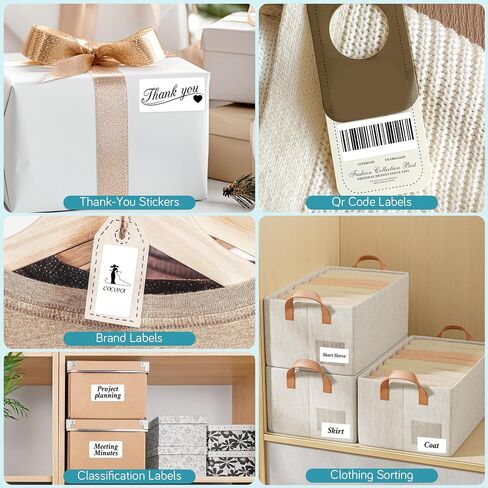 2"x1" Direct Thermal Barcode Labels, Roll of 1,000 | For Shipping, Price, Mailing, Name, Commercial Grade Stickers in Kuwait