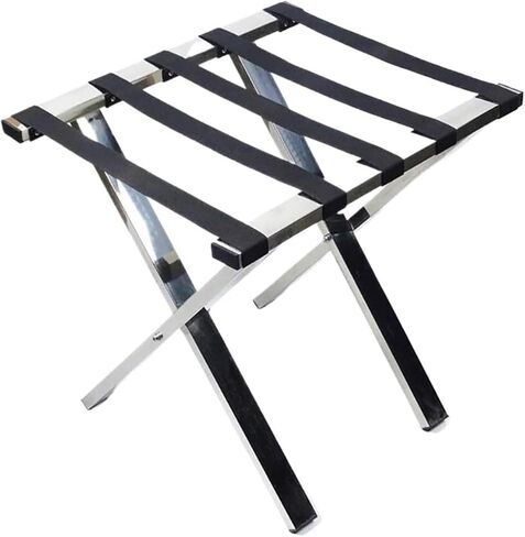 Rack,Stainless Steel Suitcase Stand Home Folding Luggage Rack Portable for Travellers Bedroom Hotel in Kuwait