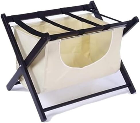 Rack,1 Pack Foldable Suitcase Stand with Nylon Straps Solid Wooden Hotel Luggage Rack for Guest Room Bedroom Hotel in Kuwait