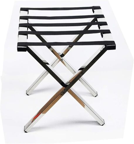 Rack,Stainless Steel Suitcase Stand Home Folding Luggage Rack Portable for Travellers Bedroom Hotel in Kuwait