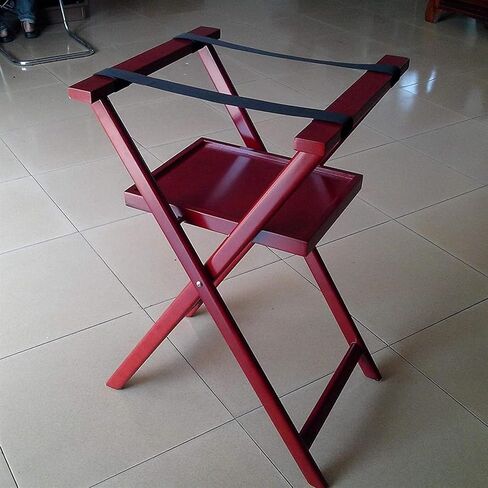 Rack, Folding Suitcase Stand Hotel Luggage Rack Double-Layer Storage Rack for Guest Room Home Bedroom Hotel in Kuwait