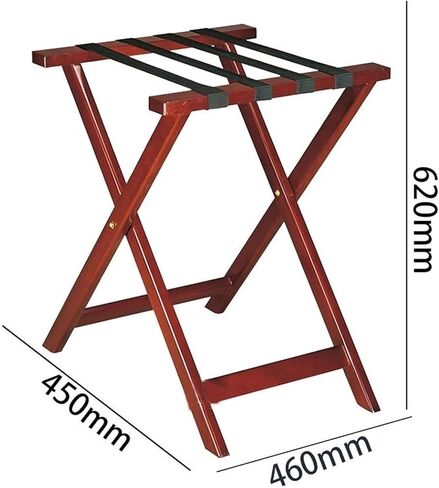 Rack,Foldable Luggage Rack Wood Folding Bedroom Storage for Hotel Guest Room Bedroom Hotel in Kuwait
