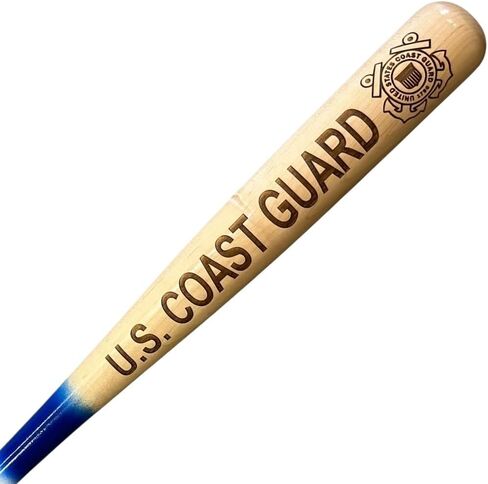 U.S. Coast Guard Laser-Engraved Baseball Bat in Kuwait