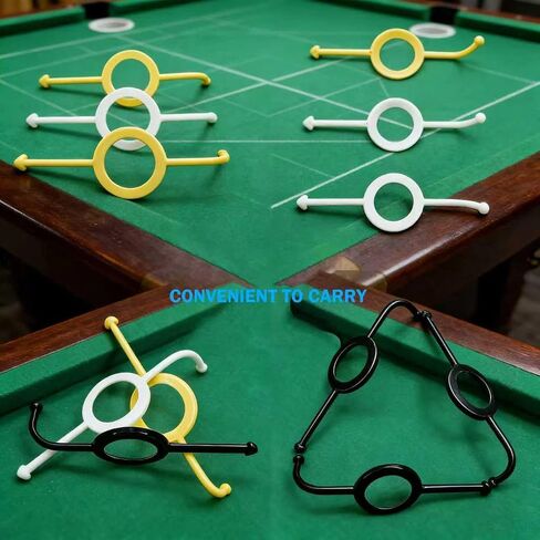 3PCS Billiards Training Aids，Precision Aiming Aid, Angle Trainer, Sight Guide, and Ball Marker for Beginners to Intermediate Players in Kuwait
