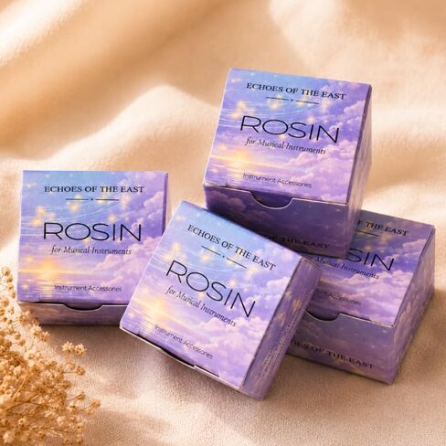 EOTE 4PCS Instrument Rosin for Violin Viola Cello Erhu | 4PCS Value Pack • Bonus Cleaning Cloth • Student-Friendly • For Violin Viola Cello & Erhu • Individually Packed in Kuwait