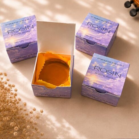 EOTE 4PCS Instrument Rosin for Violin Viola Cello Erhu | 4PCS Value Pack • Bonus Cleaning Cloth • Student-Friendly • For Violin Viola Cello & Erhu • Individually Packed in Kuwait