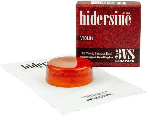 Hidersine 3VS Light Amber Violin Rosin، كعكة نحيفة 15 جرام، مصنوعة يدويًا في إنجلترا، روزين القوس الفاخر للحصول على درجة ساطعة، قبضة متوازنة وهجوم واضح in Kuwait