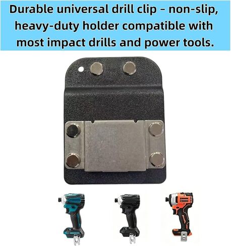 DrillCatcher, Drill Holder For Tool Belt Drill Catcher Up to 2" Belts FITS Cordless Drills Impact Drivers and Nailers in Kuwait