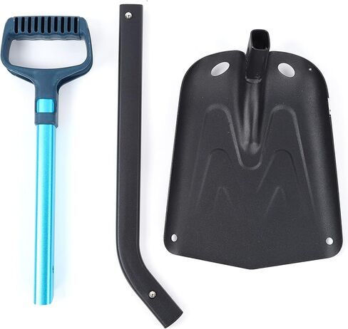 Aluminium Alloy Folding Snow Shovel, Long Handle Portable Outdoor Tool for Camping Hiking with Easy Installation in Kuwait