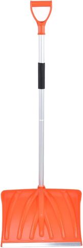 Cosiki Adjustable Snow Shovel Extendable Snow Shovel, Telescopic Large Capacity D Handle Aluminum Alloy Ice Scraper with Foam Grip, Ideal for Mud & Sand in Kuwait