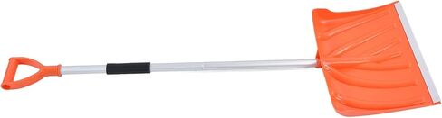 Cosiki Adjustable Snow Shovel Extendable Snow Shovel, Telescopic Large Capacity D Handle Aluminum Alloy Ice Scraper with Foam Grip, Ideal for Mud & Sand in Kuwait