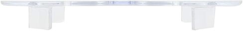 TrueCraftware- 1/6 Size Polycarbonate Food Pan Drain Shelf Clear Color- Food Storage Box Drain Shelf for Restaurant Hotel Pans Food Prep Fruits Vegetables Beans Corns Restaurant Kitchen Cafeteria in Kuwait