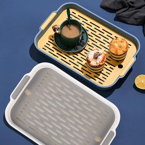 Holibanna 1 PC Drain Tray Sink Drain Rack Silverware Tray 2 Tier Tray Fruits Vegetables Drain Tray Bowl Drying Tray Dish Drying Tray Drain Rack Plastic Dish Drainer Dishes Drain Board Fruit in Kuwait