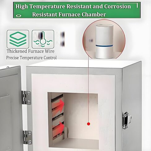 Digital Electric Melting Furnace, 2000W PID Temperature Control, 1150°C, Enclosed Electric Burnout Oven for Lost Wax Casting and Metal Annealing in Kuwait