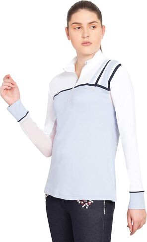 قميص رياضي بأكمام طويلة للسيدات من Equine Couture نيكول EquiCool | قميص رياضي لركوب الخيل والفروسية للسيدات in Kuwait