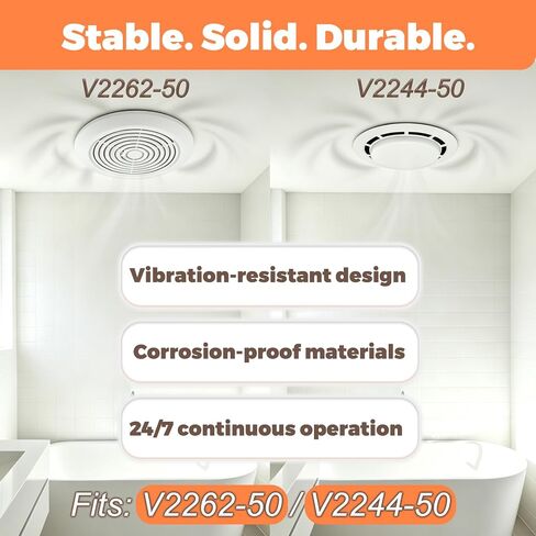 BCD-0388 استبدال محرك مروحة العادم والشفرة لمروحة تهوية سقف الحمام، هادئ 1.0 Sons 60 CFM تدفق هواء عالي، متوافق مع V2262-50 V2244-50 V2245-50 مراوح عادم الحمام المنزلية المتنقلة in Kuwait