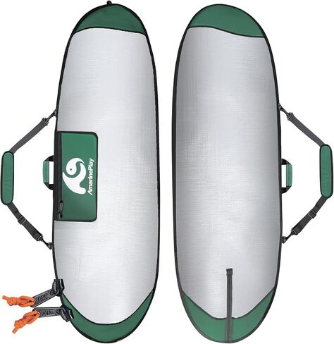 Surfboard Bags Longboard Bag Day Bag 6'0,6'6,7'0,7'6,8'0,9'6,10'0 | Surf Bag fit Surf Hybrid Fish ShortBoard w/Fin Slot for Easy Access,Padded Shoulder Strap,Protect for Daily Local Short Trip in Kuwait