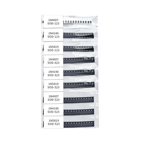 1N4007 1N4148 1N5819 SOD ديود 9 قيم 180 قطعة SOD-123 SOD-323 SOD-523 SMD 1N4007WS 1N4148WS 1N5819WS B5819WS in Kuwait