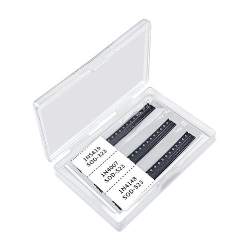 1N4007 1N4148 1N5819 SOD ديود 9 قيم 180 قطعة SOD-123 SOD-323 SOD-523 SMD 1N4007WS 1N4148WS 1N5819WS B5819WS in Kuwait