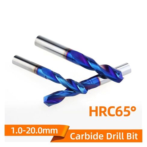 1pcs HRC65° Tungsten Carbide Drill Bits Metal Twist Drill Bit 7.1-14mm in Kuwait