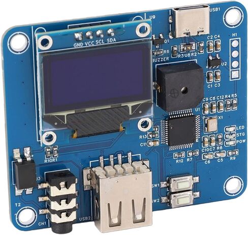 WALFRONT CW Trainer Telegraph Practice USB Interface Morse Code Trainer Keyboard مع جهاز ممارسة رمز العرض LED العضوي in Kuwait