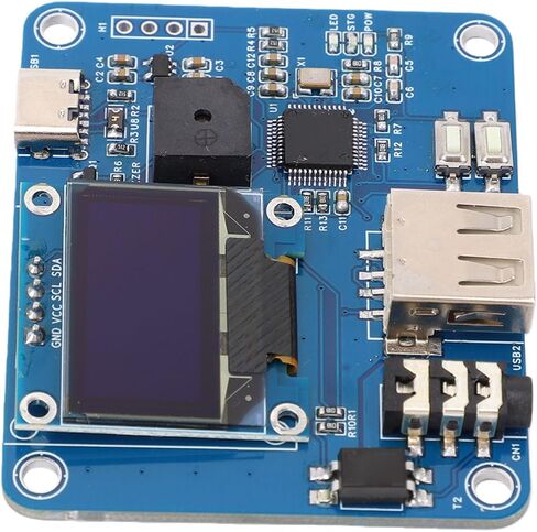WALFRONT CW Trainer Telegraph Practice USB Interface Morse Code Trainer Keyboard مع جهاز ممارسة رمز العرض LED العضوي in Kuwait