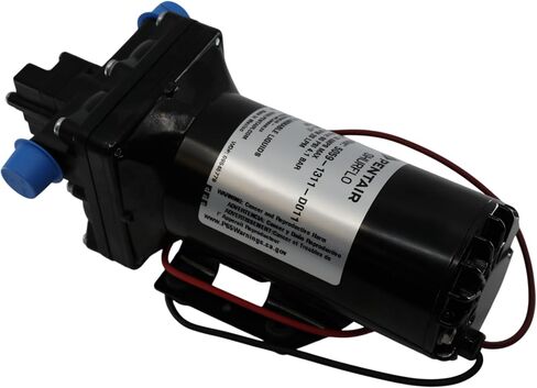 PENTAIR SHURFLO 5059-1311-D011 12 VDC مضخة الحجاب الحاجز التلقائية للطلب، 5.3 GPM، 90 PSI، 1/2 بوصة NPSM Port، ذاتية التحضير 8 أقدام، مضخة مياه مقاومة للمواد الكيميائية للرش والنقل والاستخدام الصناعي in Kuwait