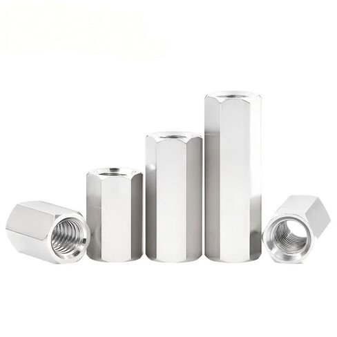 304 مجموعة صواميل اقتران من الفولاذ المقاوم للصدأ، M2-M3 10 قطع (M2.5، 9 مم) | مقاسات M2، M2.5، M3، طقم 10 قطع. 304 مقاوم للصدأ والصدأ/التآكل. يربط المواضيع الذكور. DIY، إصلاح، طباعة ثلاثية الأبعاد. وجع عرافة. in Kuwait