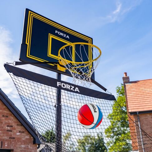 FORZA Basketball Solo Return Net | Portable Basketball Rebound Trainer for Individual Shooting Practice – Durable Weather-Resistant Net with Carry Bag & Sandbags – Fits Most Hoops in Kuwait