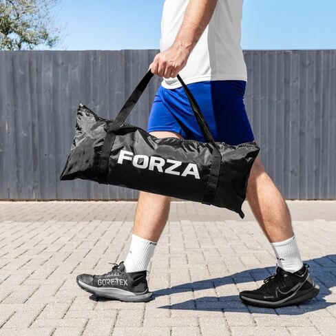 FORZA Basketball Solo Return Net | Portable Basketball Rebound Trainer for Individual Shooting Practice – Durable Weather-Resistant Net with Carry Bag & Sandbags – Fits Most Hoops in Kuwait